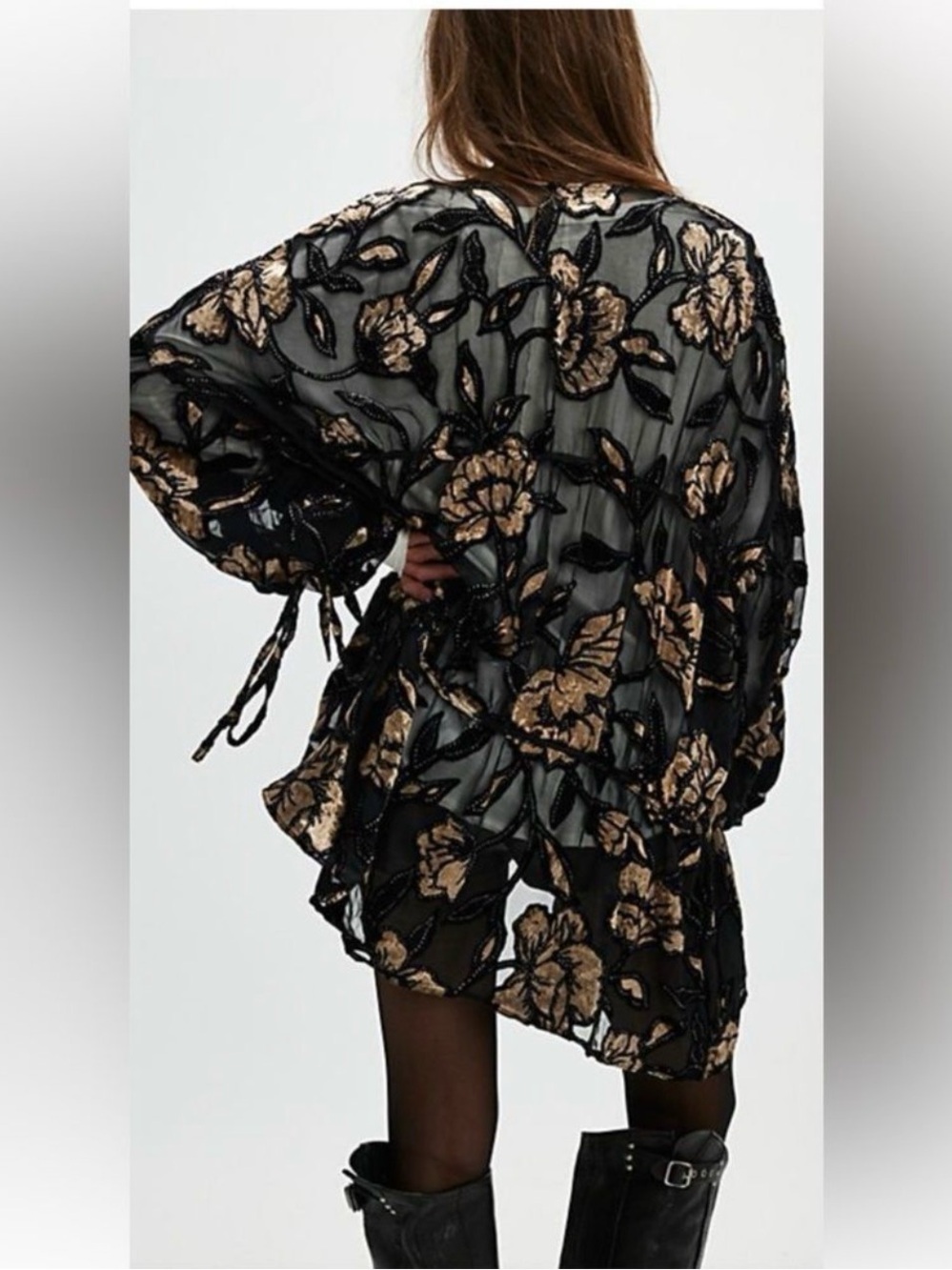 Free People Velvet Juliet Kimono - Picture 2 of 5
